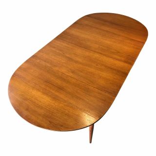 Henredon Mid Century Modern Drop - Leaf Oval Dining Table