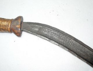 CONGOLESE SWORD - THROWING KNIFE Dagger - Currency - Former BELGIUM CONGO 5