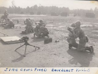 Snapshot Photo 30th Regiment 57mm Recoilless Rifles 1952 Nato 153