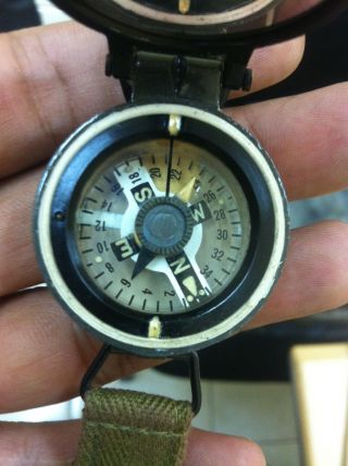 British Raf Wrist Pilots Survival Compass Ref No 6002/8