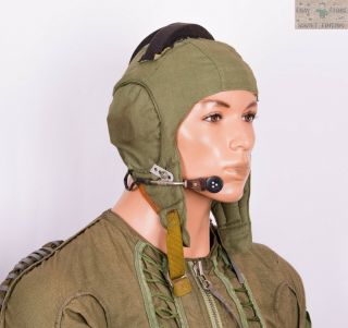Russian Pilot Flight Helmet For Gsh - 6 Size L Ussr Soviet Air Force Mig Space