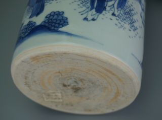 A Large Size Chinese Blue and White Porcelain Vase Brush Pot 3