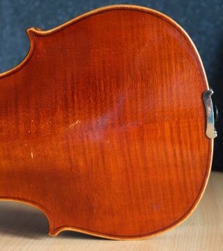 old violin 4/4 geige viola cello fiddle label Albertus Blanchi 10