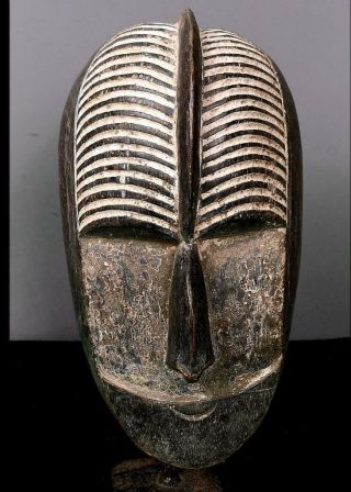 Old Tribal Unusual Songye Kifwebe Mask - - Congo Bn 48