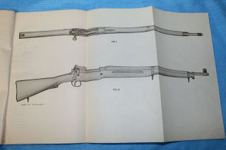 Scarce WW1 U.  S.  Army Rifle Caliber.  30,  Model 1917 Book,  1917 Printed 3