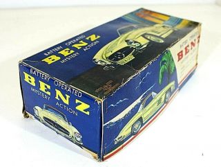 T.  N NOMURA MERCEDES - BENZ 300 SL BATTERY OP.  VTG,  TIN,  JAPAN,  MIB,  BANDAI,  YONEZAWA 2