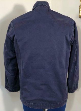 VINTAGE 1950 ' s USN US NAVY BLUE LINED N - 4 DECK JACKET SZ 36R 2