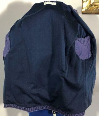 VINTAGE 1950 ' s USN US NAVY BLUE LINED N - 4 DECK JACKET SZ 38R 6