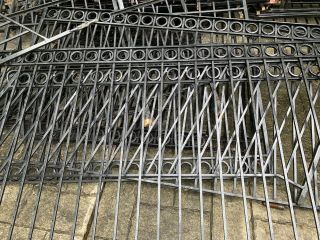 Wrought Iron Fence Panels Approximately 200 Lineal Feet