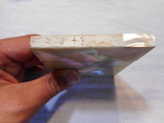 Antique Mother Of Pearl Silver Inlay Vintage Calling Card Case Business Card 6