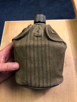 Vintage Us Army Canteen Set 1953