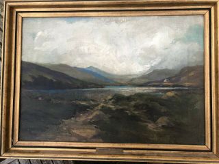 Antique Oil Painting - Signed W.  Paterson 1840 - Wester Ross Scotland - Vgc