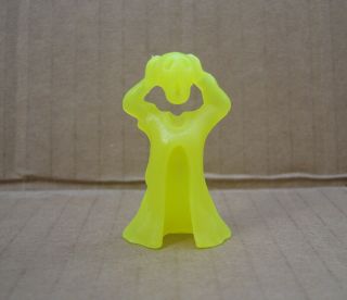 Monster In My Pocket Ghost Yellow Translucent Rubber Made In Argentina Cromy