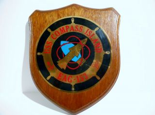 U.  S.  NAVY Ship ' s Plaque USS Compass Island (EAG - 153) 5