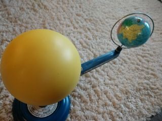 Vintage Orrery Solar System Trippensee The Elementary Planetarium Sun Earth MCM 5