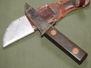 Us Navy Ww2 Custom Theater Made Fighting Knife,  Aluminum Reinforced Scabbard