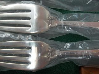 Wallace Grande Baroque Sterling Silver Flatware Set Service for 12: 90 Piece NIB 12