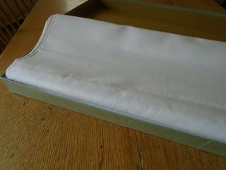 Vintage Irish Linen Sheets (boxed) 78 X 99 Inches