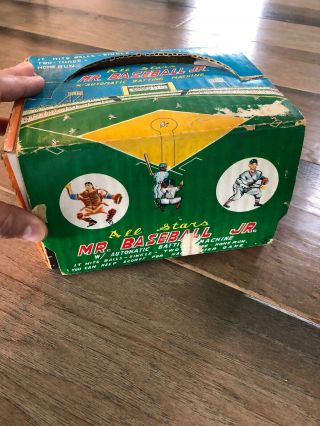 Rare Mickey Mantle Mr.  Baseball Jr.  Tin Litho Battery Op Toy 10