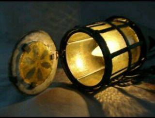 VTG ARTS CRAFT GOTHIC PORCH LIGHT FIXTURE LANTERN LAMP SCONCE ANTIQUE MISSION 4