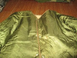 VTG M51 US ARMY M1951 FISH TAIL LINER PARKA SIZE SMALL,  Very Good 3