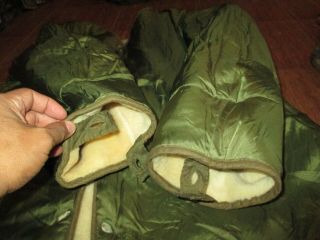 VTG M51 US ARMY M1951 FISH TAIL LINER PARKA SIZE SMALL,  Very Good 4