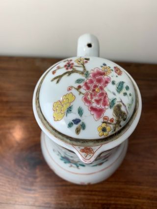 antique 18thC chinese famille rose jar and cover 4