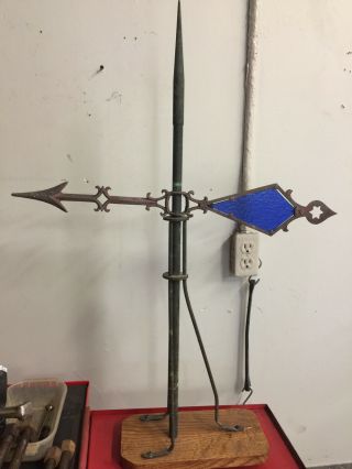Antique Weathervane Lightning Rod Arrow