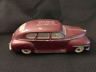 1940’s National Products Toy Car Plymouth W Rare Queens York Advertising