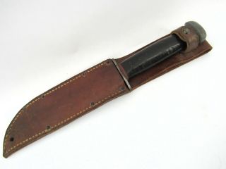 WWII US Fighting Knife PAL RH - 36 with Leather Sheath 5