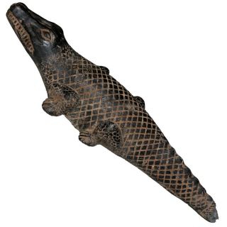 Very Rare Roman Era Hand Made Stone Egyptian Nile Crocodile - Large Size