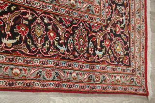 Persian Floral Rug Hand - Knotted Oriental Traditional Carpet 10 x 13 4