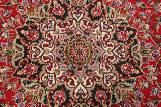 Persian Floral Rug Hand - Knotted Oriental Traditional Carpet 10 x 13 8