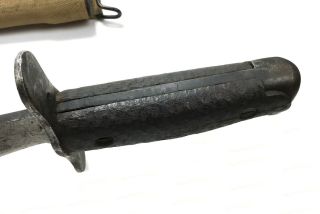 WWI US Army M - 1917 BOLO PLUMB Knife Scabbard AK Co 1918 12