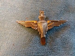 Vintage Wwii British Paratrooper Regiment Wings Hat Beret Badge