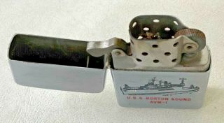 Souvenir Lighter U.  S.  S.  Norton Sound Avm - 1 (zippo)
