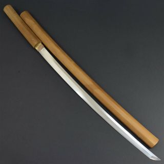 Antique NIHONTO JAPANESE LONG SWORD KATANA KIYONORI 清則 signed w/SHIRASAYA NR 7