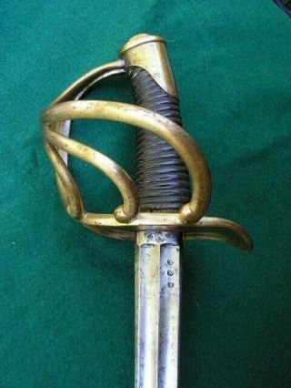 Antique French Model 1816 Klingenthal Cuirassier (troopers) Sword Saber 1820