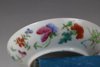 19th century,  A RARE‘famille - rose’chinese porcelain seal paste box and cover 9