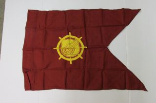 Us Military Transportation Corps Guidon Flag Nylon And Wool Army Nos