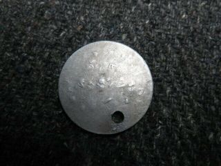 PAIR WWI US ARMY SOLDIER’S ID “DOG” TAGS - - MECHANIC 3