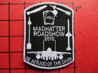 Air Force Squadron Patch Usafe Lakenheath 492 Fs Madhatter Roadshow 