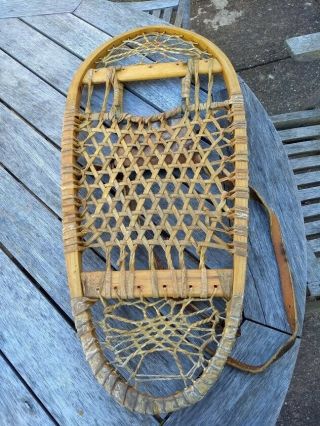 Vintage American wooden snow shoes 6