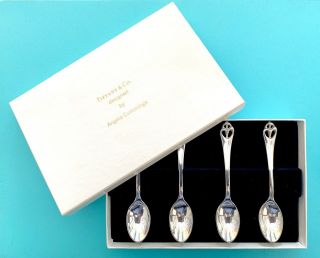 Tiffany & Co.  Angela Cummings Sterling Silver Seashell Coffee Spoon Set