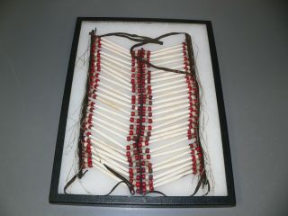 Native American Indian Bone Breast Plate (osage) Adult Size Handmade.