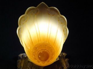 1920s Chicago Art Deco Bungalow - Slip Shade Sconces - Lincoln Lighting 10