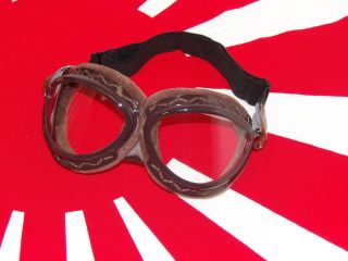 Ww2 Wwii Imperial Japanese Army Pilot Navy Flight Goggles Vintage Retro Rare