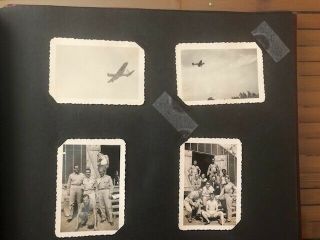 WWII Photo Album w/ 121 photographs period 7