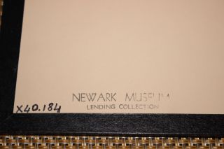 Antique Colonial Sampler - Mary Haslam 1822 - Newark Museum NJ - Alphabet Numbers 11