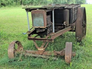 old BEAN Mfg Co Orchard Sprayer LEROI crank engine horse drawn wood tank 6